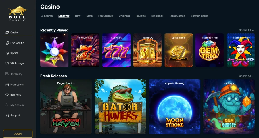 Bull casino